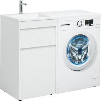 Тумба с раковиной AQUANET Токио 110 L (напольная, 1 ящик)