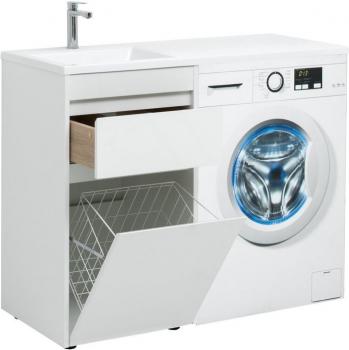 Тумба с раковиной AQUANET Токио 110 L (напольная, 1 ящик)