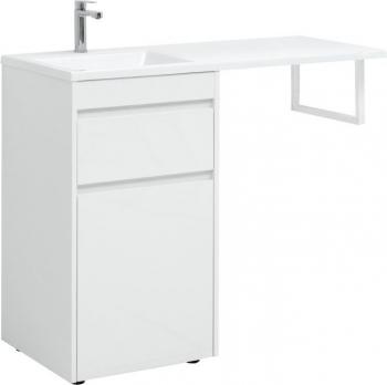 Тумба с раковиной AQUANET Токио 110 L (напольная, 1 ящик)
