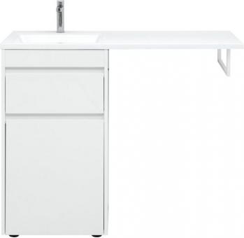 Тумба с раковиной AQUANET Токио 110 L (напольная, 1 ящик)