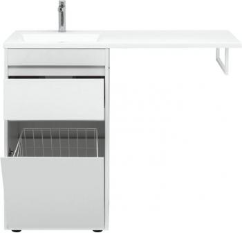 Тумба с раковиной AQUANET Токио 110 L (напольная, 1 ящик)