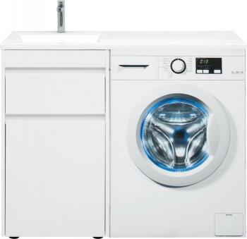 Тумба с раковиной AQUANET Токио 110 L (напольная, 1 ящик)
