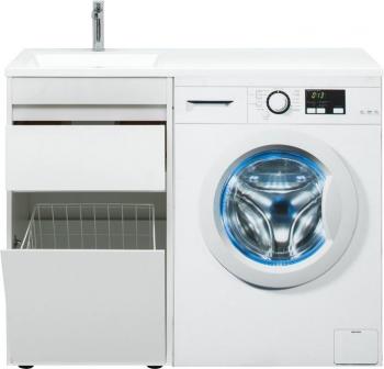 Тумба с раковиной AQUANET Токио 110 L (напольная, 1 ящик)