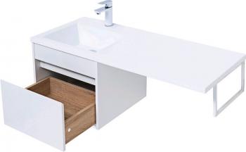 Тумба с раковиной AQUANET Токио 110 L (подвесная, 1 ящик)