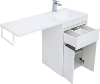 Тумба с раковиной AQUANET Токио 110 R (напольная, 1 ящик, 2 дверцы)