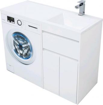 Тумба с раковиной AQUANET Токио 110 R (напольная, 1 ящик, 2 дверцы)