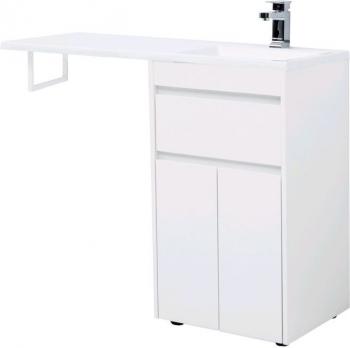 Тумба с раковиной AQUANET Токио 110 R (напольная, 1 ящик, 2 дверцы)