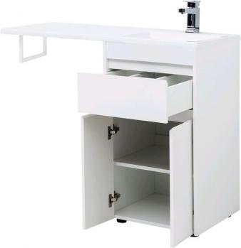 Тумба с раковиной AQUANET Токио 110 R (напольная, 1 ящик, 2 дверцы)