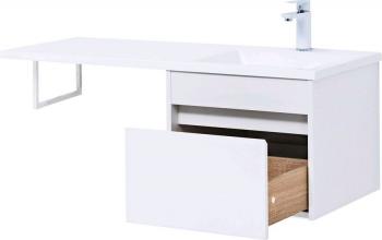 Тумба с раковиной AQUANET Токио 110 R (подвесная, 1 ящик)