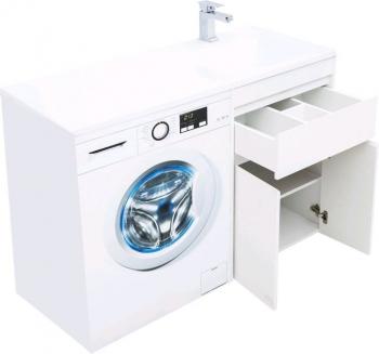 Тумба с раковиной AQUANET Токио 120 R (напольная, 1 ящик, 2 дверцы)