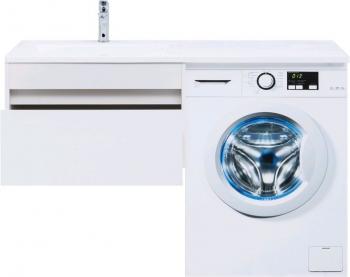 Тумба с раковиной AQUANET Токио 130 L (подвесная, 1 ящик)