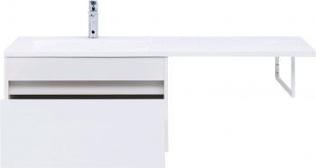 Тумба с раковиной AQUANET Токио 130 L (подвесная, 1 ящик)