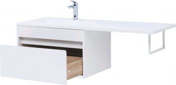 Тумба с раковиной AQUANET Токио 130 L (подвесная, 1 ящик)