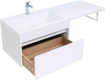 Тумба с раковиной AQUANET Токио 130 L (подвесная, 1 ящик)