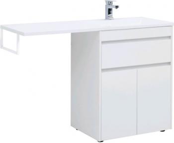 Тумба с раковиной AQUANET Токио 130 R (напольная, 1 ящик, 2 дверцы)