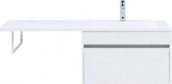 Тумба с раковиной AQUANET Токио 130 R (подвесная, 1 ящик)