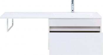 Тумба с раковиной AQUANET Токио 130 R (подвесная, 1 ящик)