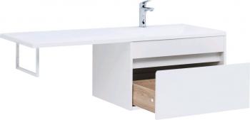 Тумба с раковиной AQUANET Токио 130 R (подвесная, 1 ящик)