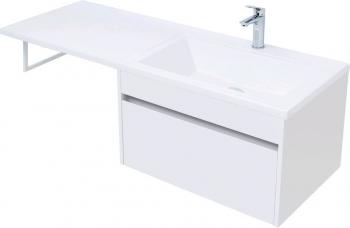 Тумба с раковиной AQUANET Токио 130 R (подвесная, 1 ящик)