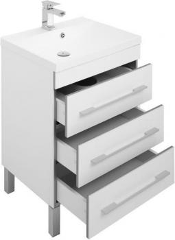 Тумба с раковиной AQUANET Верона 58 (напольная 3 ящика)
