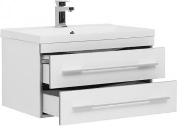 Тумба с раковиной AQUANET Верона 75 (подвесная 2 ящика)