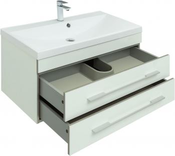 Тумба с раковиной AQUANET Верона 90 (подвесная 2 ящика)