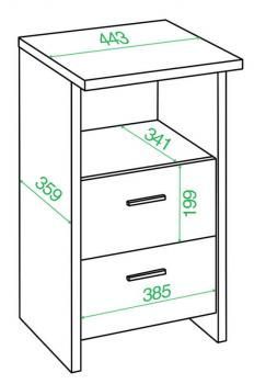 Тумба с ящиками Мэрдэс ТЯЛ