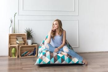 Кресло DreamBag Пирамида Жаккард