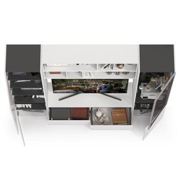 Гостиная Mobi Сидней Комплектация № 39 13.63 + 15.57 2шт + 13.200 + 13.201