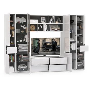 Гостиная Mobi Сидней Комплектация № 36 13.63 + 15.57 2шт + 13.200 + 13.201 + 13.202 2шт