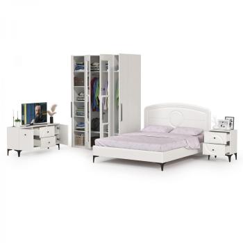 Спальня Mobi Валенсия № 43 11.36.01 + 16.45 + 13.329 + 13.207.01 2шт + 13.291