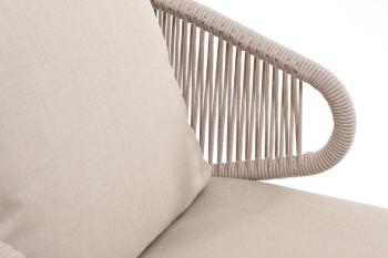 Лаунж-зона 4-местная плетеная из роупа (веревки) 4sis Милан