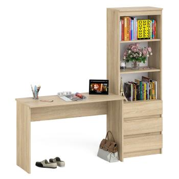 Стол письменный СВК Мори МСП1200.1 + Стеллаж МСТ600.3