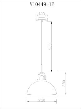 Светильник подвесной Moderli V10449-1P Ravenna