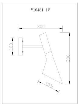Бра Moderli V10481-1W Turin
