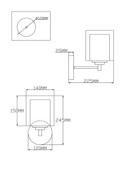 Бра Модерли V2523-1W Максимилиан 1*E27*60W(Бра Moderli V2523-1W Maximilian 1*E27*60W)