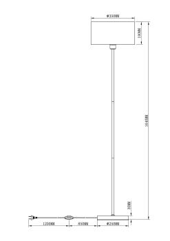 Торшер Moderli V2734-1F Room 1*E27*60W