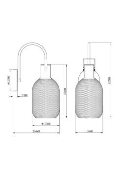 Бра Moderli V2800-1W Adalina 1*GU10*50W
