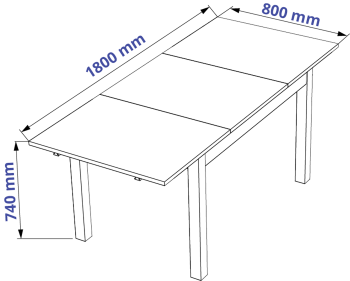 Стол обеденный Гуд Лакк раскладной Вардиг М