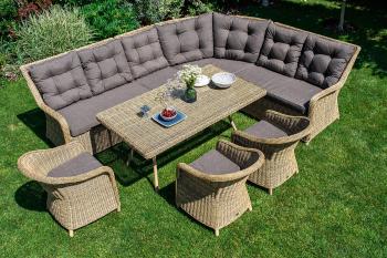 Обеденная группа из искусственного ротанга 4sis Базелла