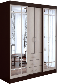 Шкаф-купе BTS Маэстро на 1700