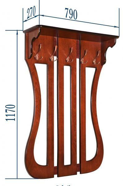 Вешалка в прихожую Слайн-К №5 (ВП-5)