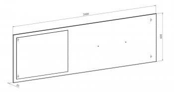 Панель с зеркалом Compass ВИ-20 (2000x600)