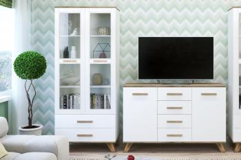 Шкаф-витрина Кураж Вега Скандинавия 800