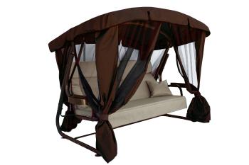 Качели садовые 3-х местные Мебельторг Ранго Премиум Маттео