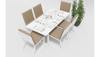 Обеденная группа Гарденини Волье 180x90 C2(Обеденная группа Gardenini Voglie 180x90 C2)