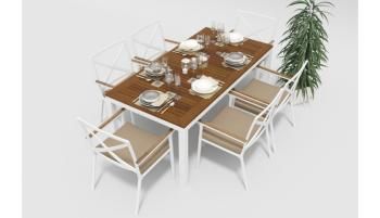 Обеденная группа Gardenini BELLA 180x90 С3