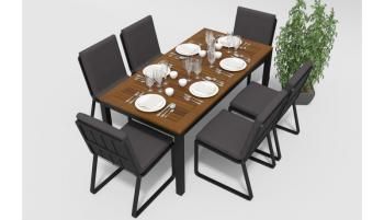 Обеденная группа Gardenini BELLA 180x90 С2