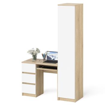 Дуб сонома/белый