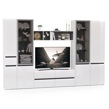 Гостиная Mobi Сидней Комплектация № 28 13.63 + 15.57 + 13.200 + 13.201 2шт + 13.202